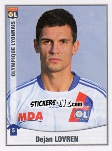 Sticker Dejan Lovren - FOOT 2010-2011 n. 220 - Panini