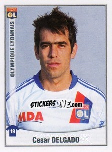 Sticker Cesar Delgado - FOOT 2010-2011 n. 223 - Panini