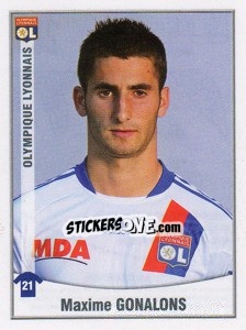 Sticker Maxime Gonalons - FOOT 2010-2011 n. 225 - Panini
