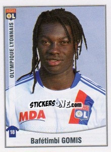 Sticker Bafetimbi Gomis - FOOT 2010-2011 n. 232 - Panini