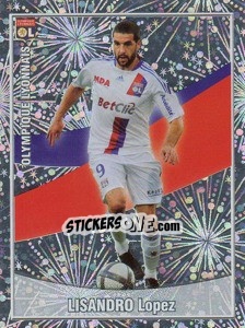 Sticker Lisandro Lopez (Top joueur) - FOOT 2010-2011 n. 234 - Panini