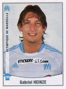 Figurina Gabriel Heinze - FOOT 2010-2011 - Panini