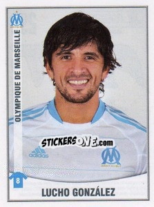 Sticker Lucho Gonzalez - FOOT 2010-2011 n. 252 - Panini