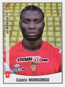 Sticker Cédric Mongongu - FOOT 2010-2011 n. 272 - Panini