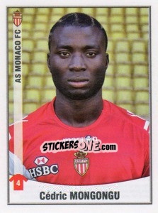 Sticker Cédric Mongongu - FOOT 2010-2011 - Panini