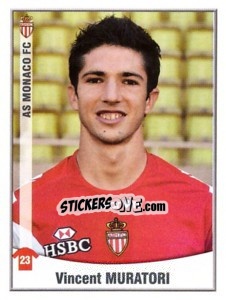Figurina Vincent Muratori - FOOT 2010-2011 n. 273 - Panini