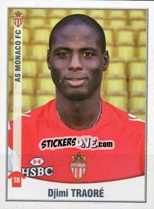 Sticker Djimi Traore - FOOT 2010-2011 n. 275 - Panini