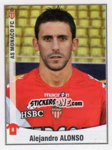 Sticker Alejandro Alonso - FOOT 2010-2011 n. 276 - Panini