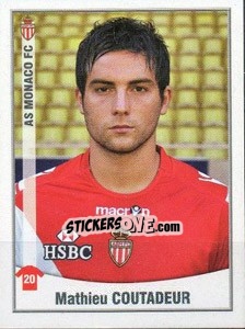 Cromo Mathieu Coutadeur - FOOT 2010-2011 - Panini