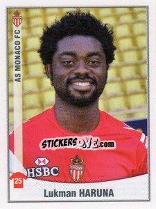 Cromo Lukman Haruna - FOOT 2010-2011 - Panini