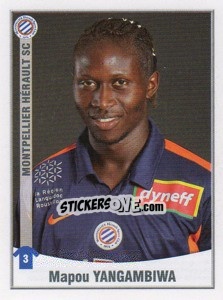 Figurina Mapou Yanga-Mbiwa - FOOT 2010-2011 - Panini