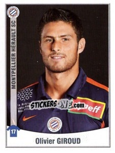 Sticker Olivier Giroud - FOOT 2010-2011 n. 309 - Panini