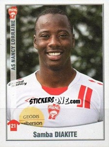 Sticker Samba Diakite - FOOT 2010-2011 n. 327 - Panini