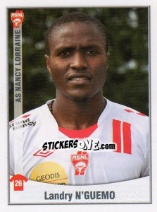 Sticker N'Guemo - FOOT 2010-2011 - Panini