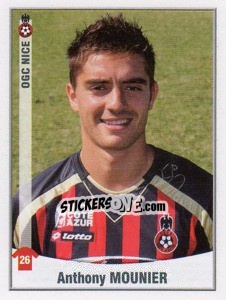 Sticker Mounier - FOOT 2010-2011 n. 357 - Panini