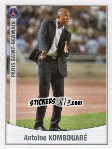 Sticker Antoine Kombouare (Entraineur) - FOOT 2010-2011 - Panini