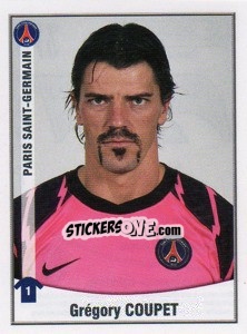 Sticker Gregory Coupet - FOOT 2010-2011 - Panini