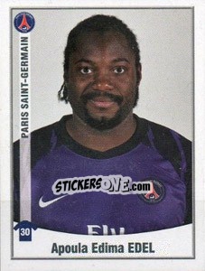 Sticker Apoula Edel - FOOT 2010-2011 - Panini