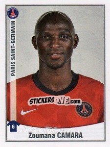 Sticker Zoumana Camara - FOOT 2010-2011 n. 373 - Panini