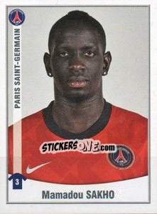 Sticker Mamadou Sakho - FOOT 2010-2011 - Panini