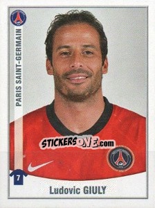 Sticker Ludovic Giuly - FOOT 2010-2011 n. 381 - Panini
