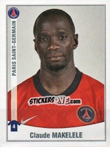 Sticker Claude Makelele - FOOT 2010-2011 n. 382 - Panini