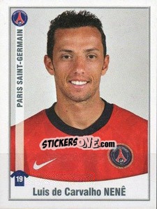 Sticker Luis de Carvalho Nene - FOOT 2010-2011 n. 383 - Panini