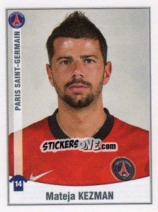 Sticker Mateja Kezman - FOOT 2010-2011 n. 388 - Panini