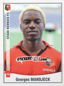 Cromo Mandjeck - FOOT 2010-2011 n. 408 - Panini
