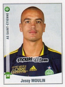 Figurina Moulin - FOOT 2010-2011 n. 423 - Panini