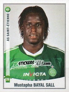 Figurina Bayal Sall - FOOT 2010-2011 - Panini