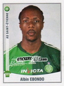 Cromo Ebondo - FOOT 2010-2011 - Panini