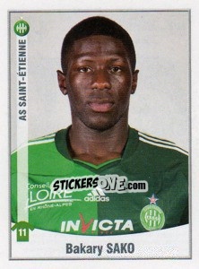 Figurina Bakary Sako - FOOT 2010-2011 - Panini