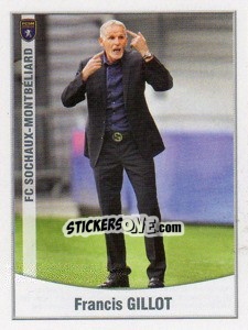 Sticker Gillot(Entraineur) - FOOT 2010-2011 - Panini