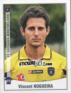 Sticker Nogueira - FOOT 2010-2011 n. 461 - Panini
