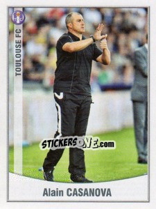 Cromo Casanova(Entraineur) - FOOT 2010-2011 - Panini