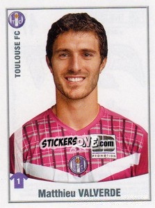 Sticker Matthieu Valverde - FOOT 2010-2011 n. 475 - Panini