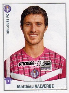 Cromo Matthieu Valverde - FOOT 2010-2011 - Panini