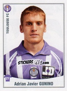 Cromo Gunino - FOOT 2010-2011 - Panini