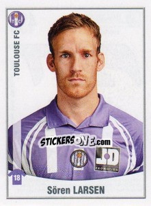Cromo Soren Larsen - FOOT 2010-2011 n. 490 - Panini