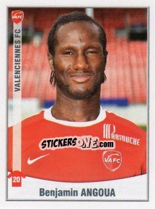 Sticker Angoua - FOOT 2010-2011 n. 502 - Panini