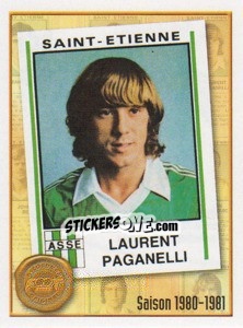 Sticker Laurent Paganelli(Saison 1980-81) - FOOT 2010-2011 n. 521 - Panini