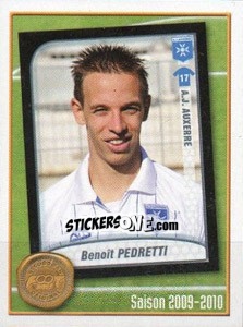 Sticker Benoit Pedretti(Saison 2009-10) - FOOT 2010-2011 n. 528 - Panini