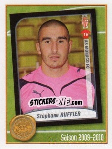 Sticker Stephane Ruffier(Saison 2009-10) - FOOT 2010-2011 n. 529 - Panini