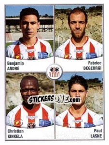 Sticker Andre / Begeorgi / Kinkela / Lasne - FOOT 2010-2011 n. 536 - Panini