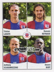 Sticker Lahaye / Reynaud / Scaramozzino / Baby - FOOT 2010-2011 n. 556 - Panini