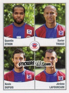 Figurina Othon / Thiago / Dupuis / Lafourcade - FOOT 2010-2011 - Panini