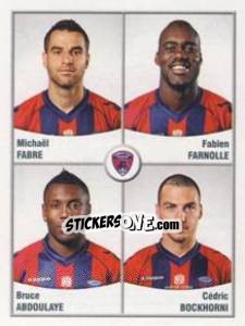 Sticker Fabre / Farnolle / Abdoulaye / Bockhorni - FOOT 2010-2011 - Panini