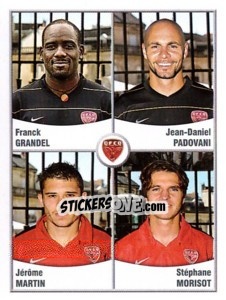 Sticker Grandel / padovani / martin / morisot - FOOT 2010-2011 - Panini