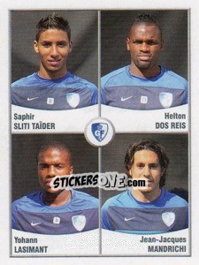 Figurina Saphir Taider / Dos Reis / Lasimant / Mandrichi - FOOT 2010-2011 - Panini